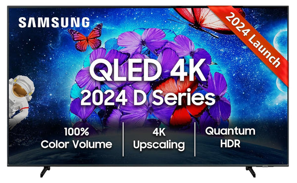 Samsung 163 cm (65 inches) QE1D Series 4K Ultra HD QLED Smart TV QA65QE1DAULXL (Black)